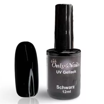 Gellack Schwarz 12ml: Studio Qualität für unwiderstehliche Nails