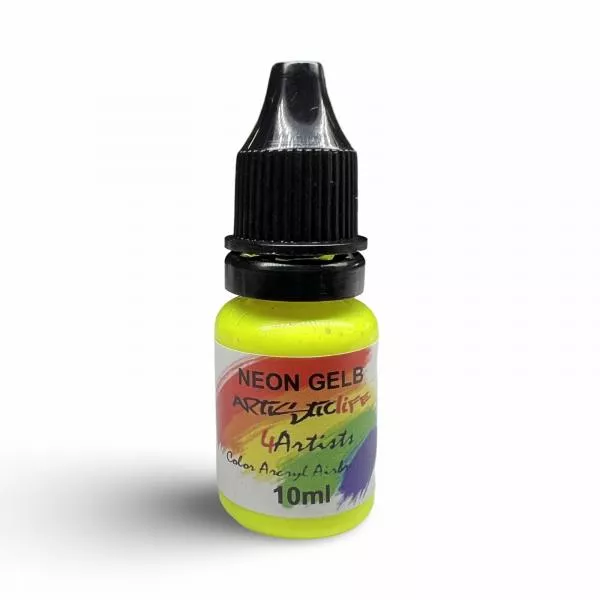 Airbrush Farbe Neon Gelb 10 ml